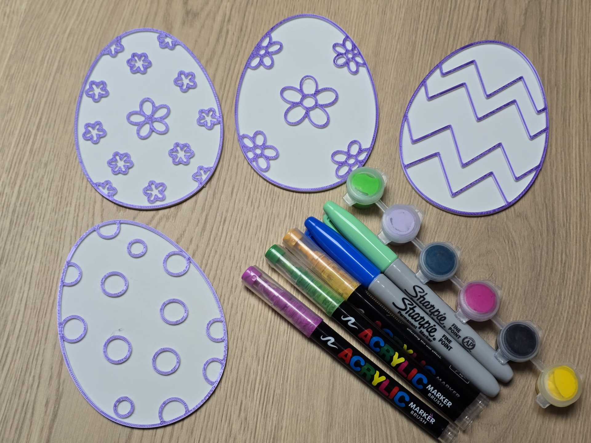 Easter Eggs Festive Ostern Coloring Pack 7