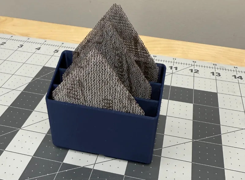 Gridfinity 2x1, 3 Tier, Sandpaper holder