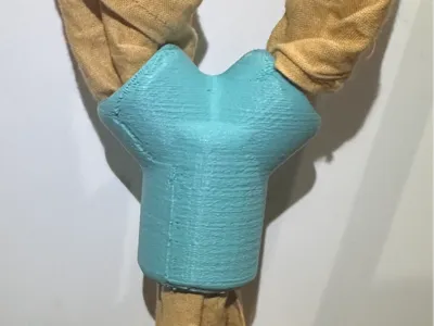 Scout Woggle with double entry