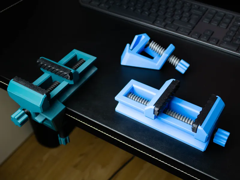 Modular 100% printed vise