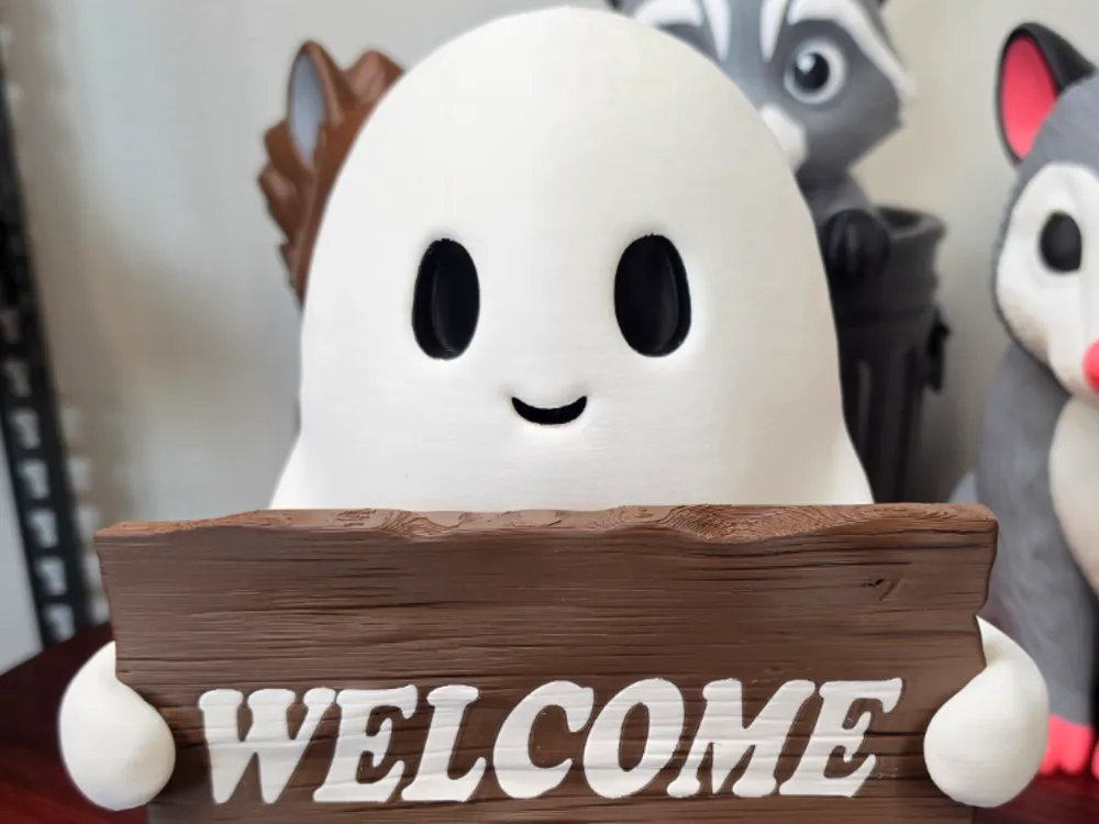Adorno temático: Porch Ghost. Referencia del modelo original.