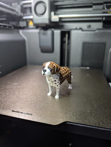 Figura decorativa: Stylized Voronoi Dog St. Bernard Figure Sculpture — vista de referencia 5