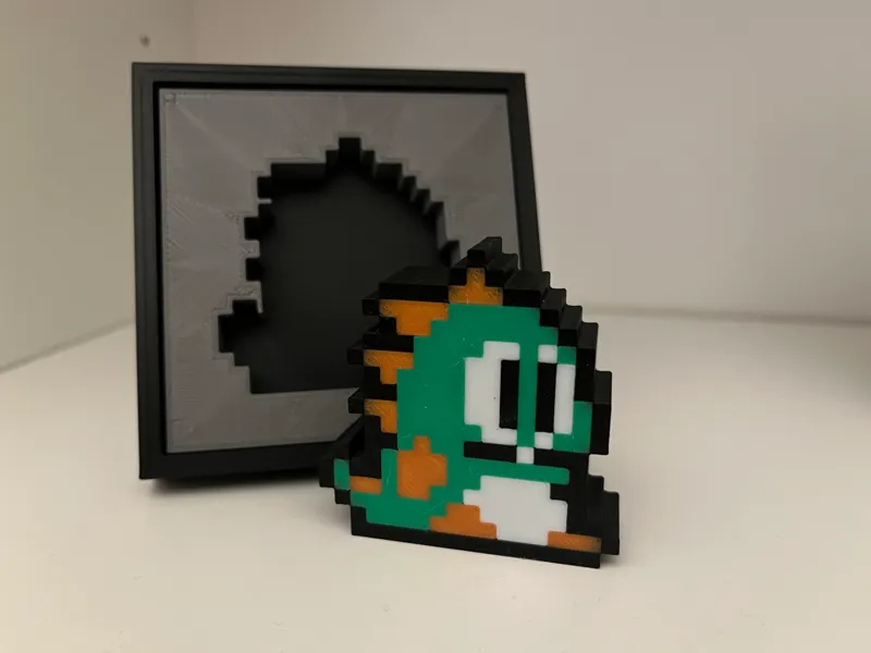 Retro Arcade DisplayPixels Bubble Bobble