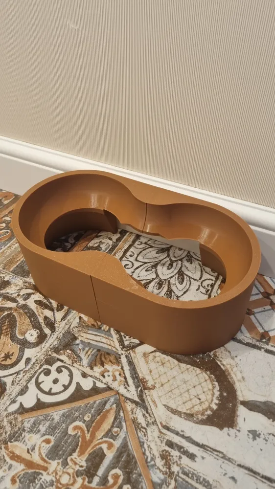 Cat bowl riser-holder by Tech MakerWorld: Download Free 3D Models
