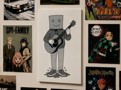 Poster fan art of the singer Marino