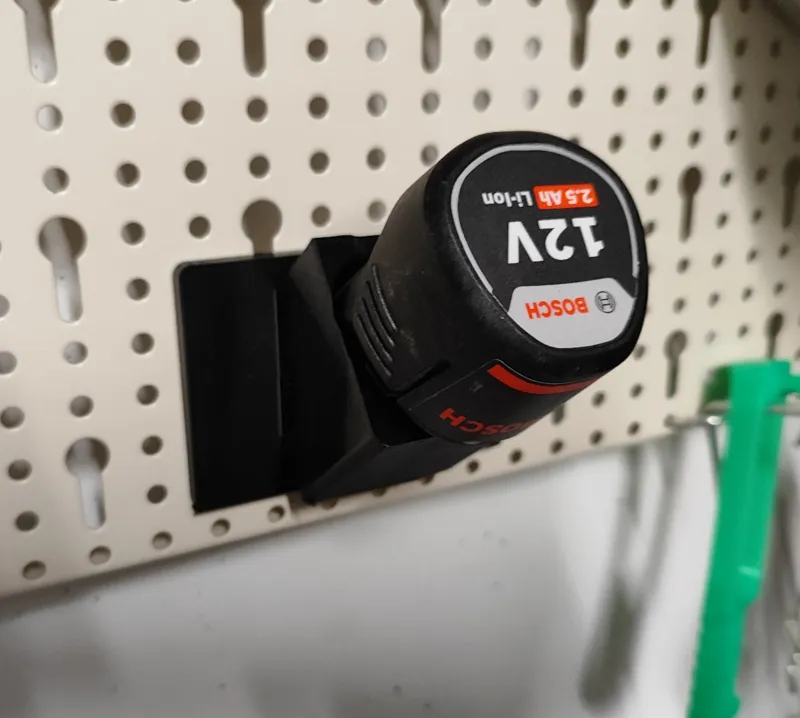Bosch 12V accu Tegometall holder