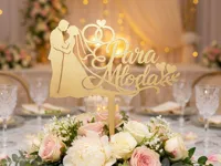 Topper de gâteau couple de mariés — photo 2
