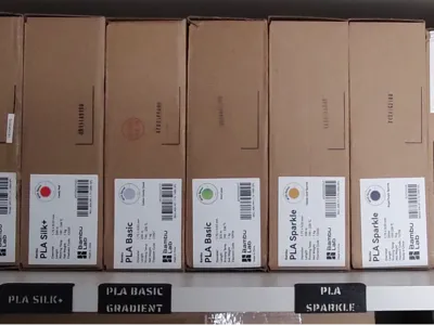 Filament labels for cupboard shelves (18mm)