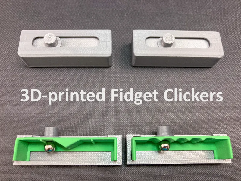 CocoSnaps: 3d-printed magnetic clickers without springs