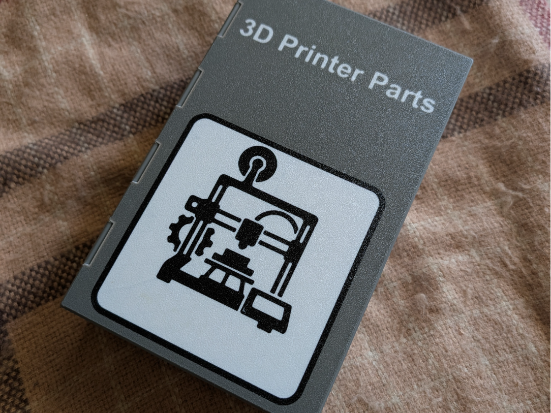 3D Printer Parts Bookfinity Book