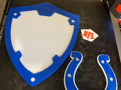 Wall Mountable Colts Team Shield