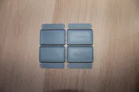 Four trays and four spatulas 0.24mm layer,2 walls,15% infill