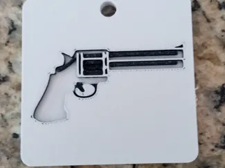 357 magnum keychain/ dirty harry