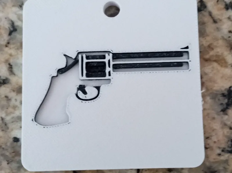 357 magnum keychain/ dirty harry
