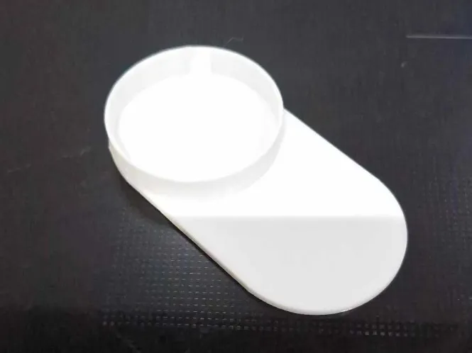 Tealight base for heart shaped litho prints