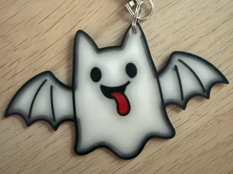 Silly Bat Keychain