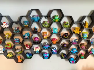 MrBeast Lab Swarms Honeycomb Display