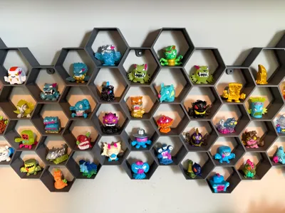 MrBeast Lab Swarms Honeycomb Display