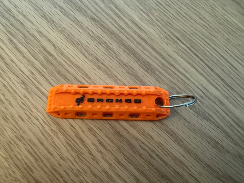 Ford Bronco Traction Board Keychain