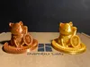 (①Optimized/Suitable for 0.4mm nozzle) With small gold coin version, hanging speed and line width optimized, 0.16mm layer, 2 walls, 15% infill