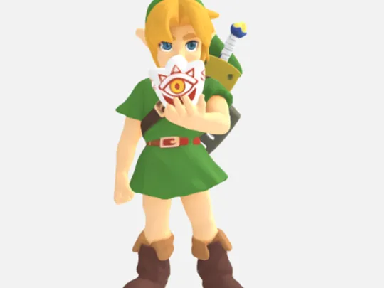 link Majora's mask