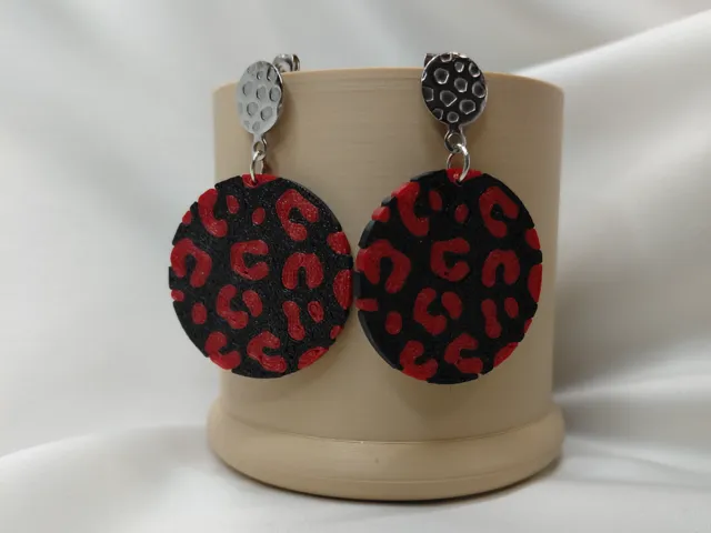 Boucles d’oreilles Léopard