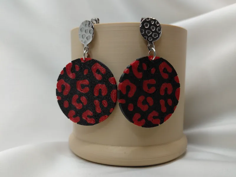 Boucles d’oreilles Léopard