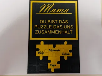 Muttertag Geschenk Puzzle