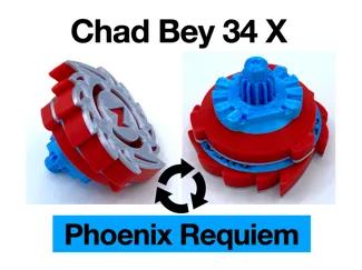 Chad Bey 34 X Phoenix Requiem BeybladeX