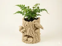 Jardinière souche d'arbre - sanctuaire forestier — photo 1