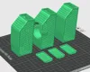 Center Box Set with Hygrometer (0.2mm layer Fast Print)