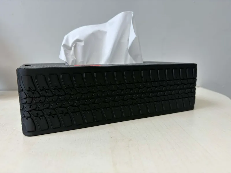 tyre profile tissue box