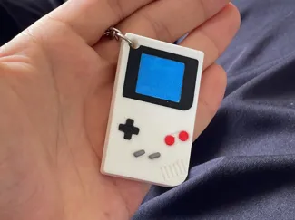 Mini Game Console Keychain Multicolor no ams