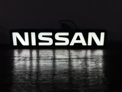 Nissan Badge Logo LED Light Up Sign (Patrol)