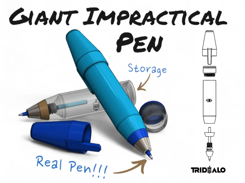 Giant Impractical Pen