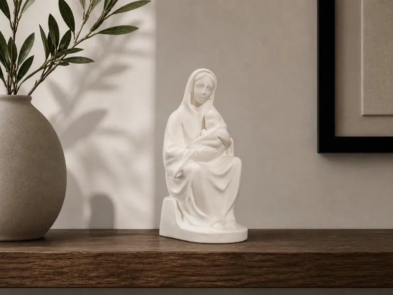 Mother & Child Statue - Mothers Day Sculpture