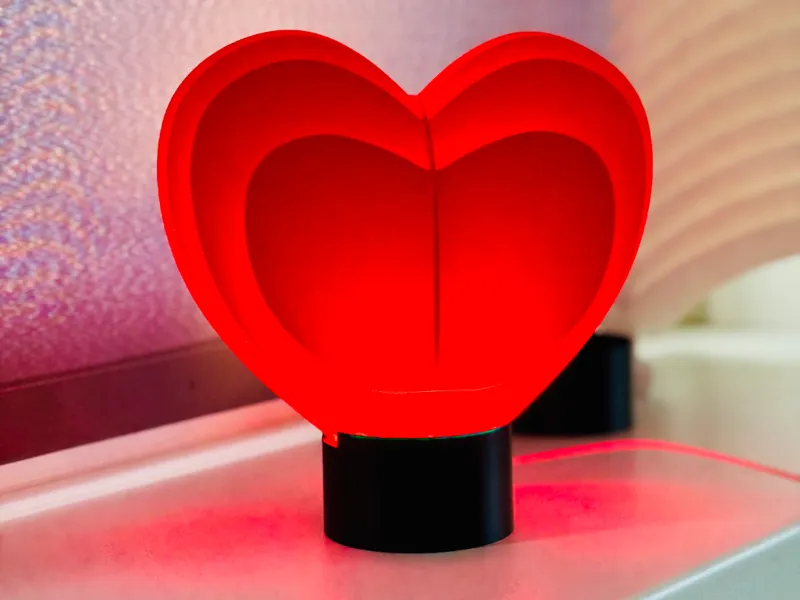Shape of my Heart - Valentine Mood Light LED Lamp