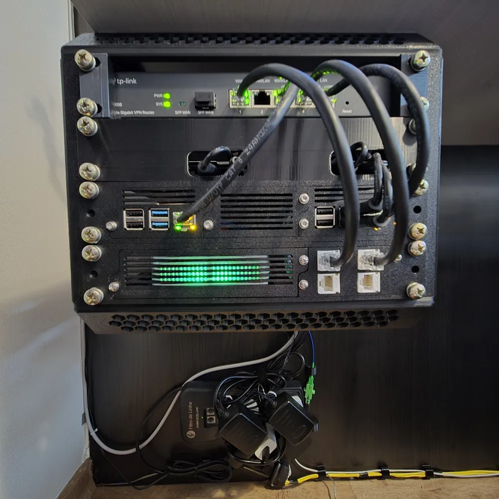 Homelab rack 10-inch 4U - Free 3D Print Model - MakerWorld