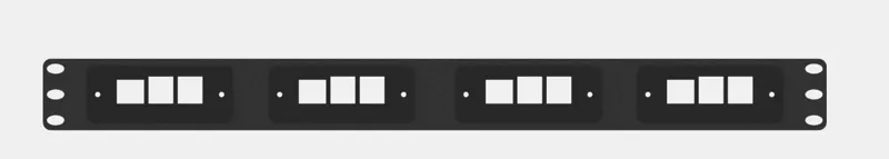 4 Bay Rackmount Raspberry PI 5 Holder