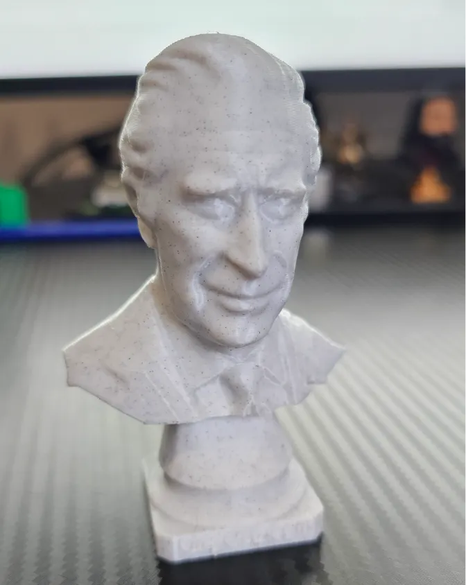 King Charles III Bust