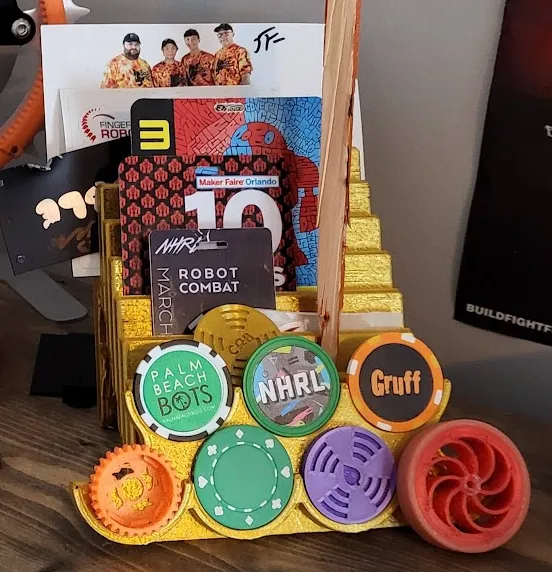 Event Pass + Poker Chip Holder Organizer 