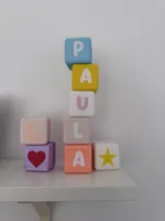all letters and pictograms - one per plate