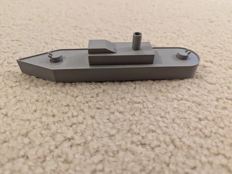 Simple Gunboat Mk. 2 (with rotating turrets)
