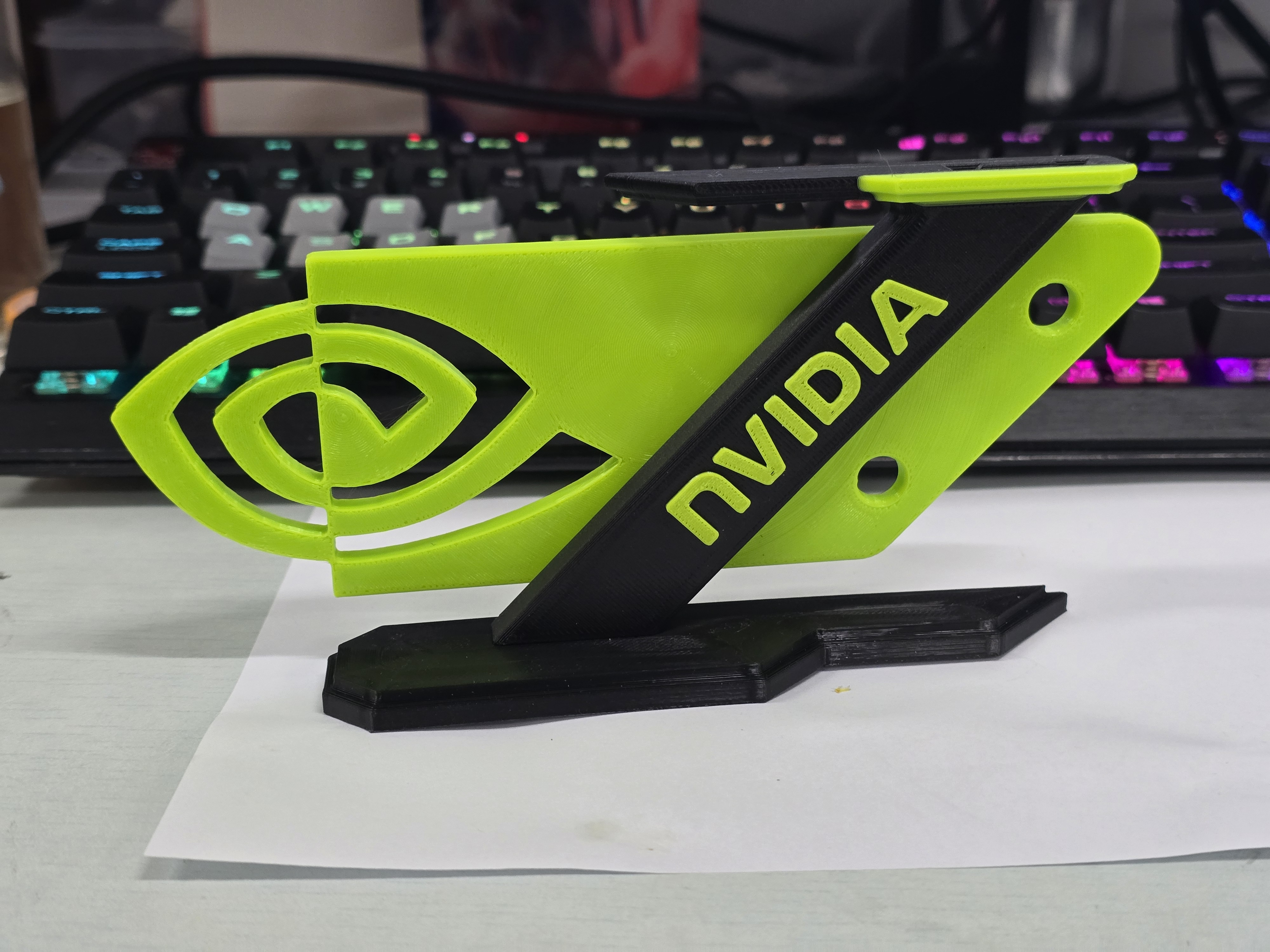 Miniatura 2 do modelo 3D Z形NVIDIA显卡支架