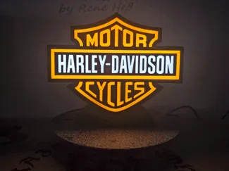 Harley Davidson Lampe