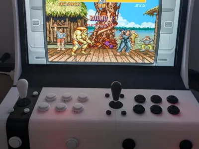 Under monitor plate for bartop