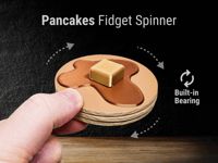 Pancake Spinner with Print-in-Place Spinning Bearing