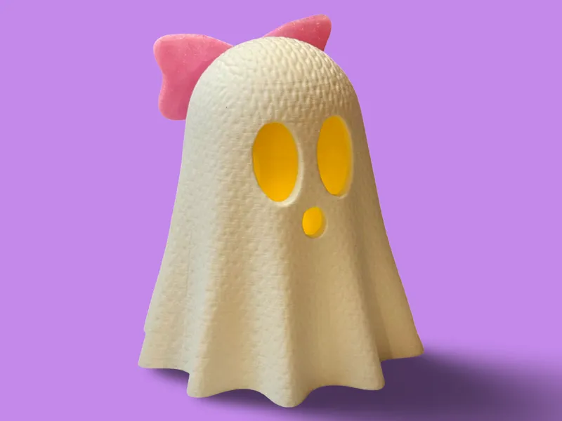 Cute Bow Ghost