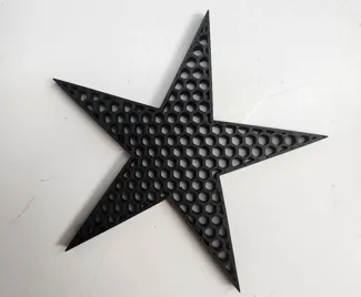 Hangable Cristmas Hexagon Star