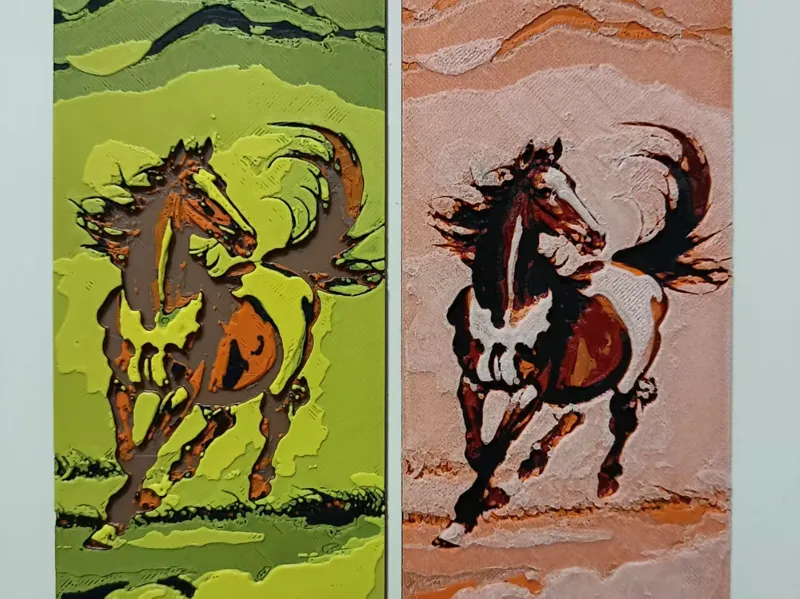 马年马到功成骏马书签一